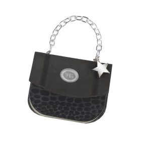   Carnetel poseta negru elegant, TG, 8190030, Carton, Hartie, Multicolor