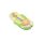 Carnetel papuc de plaja Verde cu floare, TG, 8190054, Carton, Hartie, Multicolor