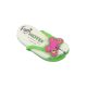 Carnetel papuc de plaja Fluturas verde, TG, 8190051, Carton, Hartie, Multicolor