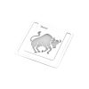 Semn de carte zodia Taur, TG, 8190079, Metal, Argintiu