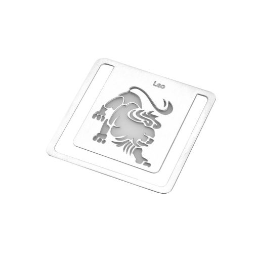 Semn de carte zodia Leu, TG by AleXer, 8190021, Metal, Argintiu