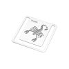 Semn de carte zodia Scorpion, TG, 8190075, Metal, Argintiu