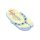 Carnetel papuc de plaja albastru cu bijuterii colorate, TG, 8190050, Carton, Hartie, Multicolor