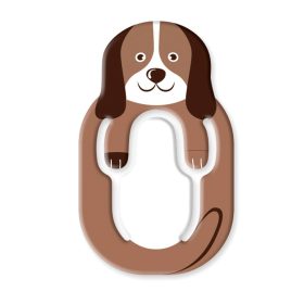   Suport telefon flexibil Caine, TG, 8190135, maro, plastic, metal