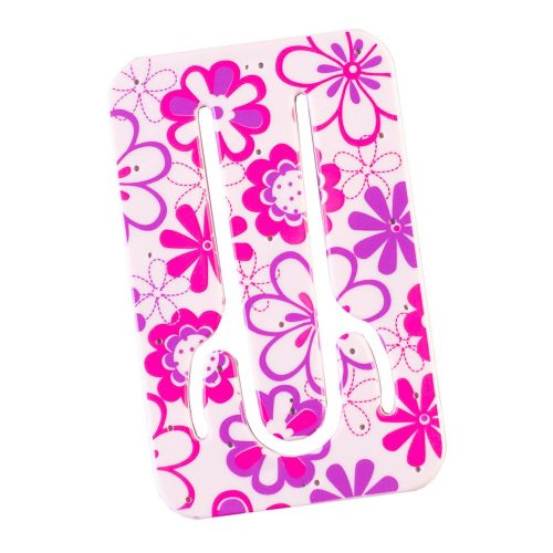 Suport telefon flexibil Floare Roz, TG, 8190140, roz, plastic, metal, saculet si laveta incluse