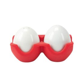 Set pentru sare si piper in forma de ou Twin - rosu