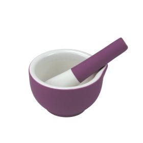 Bol cu pistil pentru maruntit Steady - violet M