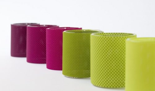 Suport lumanari gri set 3 bucati CDT-655062