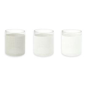 Suport lumanari gri set 3 bucati CDT-655239