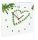 Ceas de perete din MDF - boabe de mazare - My Clock