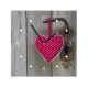 Ceas de perete din MDF - inimioara rosie - My Clock