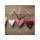 Ceas de perete din MDF - inimioare - My Clock