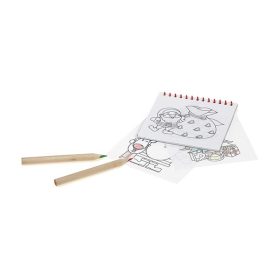 Carte de colorat, mica de buzunar, Mos Craciun