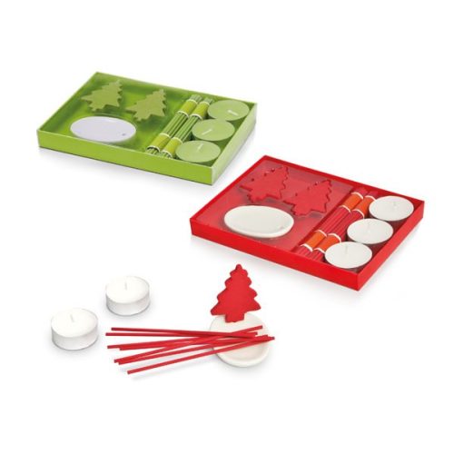 Lumanari parfumate set verde