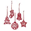 Ornamente pentru Craciun - Set 5 bucati, pasla