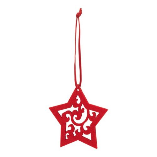 Ornamente pentru Craciun - Set 5 bucati, pasla
