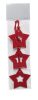 Ornamente Craciun in  forma de stea - set 3 bucati