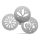Set decor cafea cu motive de iarna