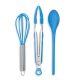 Set 3 ustensile bucatarie Riva - albastru
