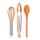 Ustensile bucatarie set Riva - portocaliu