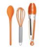 Ustensile bucatarie set Riva - portocaliu