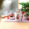Cana cu lingurita cu design de Craciun, Everestus, 20IAN2558, Multicolor, Ceramica