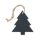Ornament de Craciun, Bradut, Everestus, SGS10, ardezie, negru