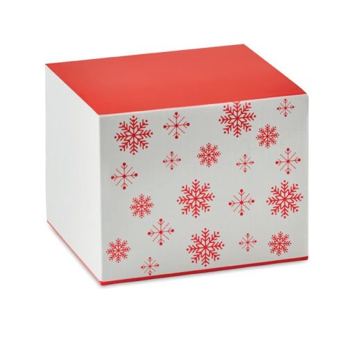 Cana vintage 290 ml cu fulgi de zapada, Everestus, 20IAN2561, Rosu, Ceramica