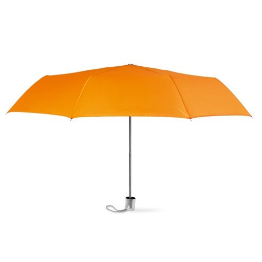 Umbrela pliabila cu deschidere manuala, 21 inch, 3 sectiuni, poliester, Everestus, 8IA19132, portocaliu