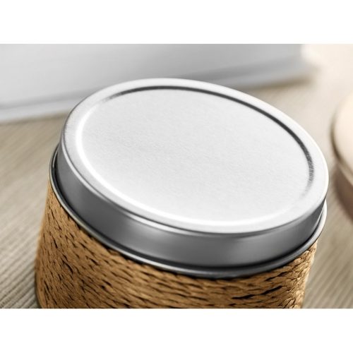 Lumanare parfumata cafea, in cutiuta metalica, Everestus, LPD12, maro