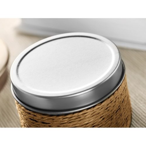 Lumanare parfumata cafea, in cutiuta metalica, Everestus, LPD12, maro