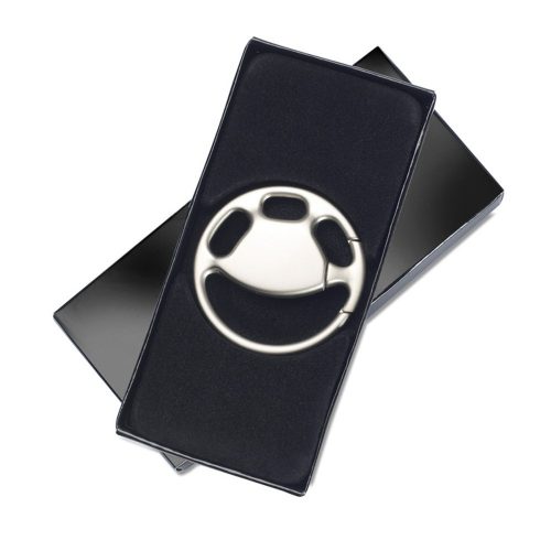 Breloc volan, Everestus, KR0216, metal, argintiu