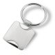Breloc patrat, Everestus, KR0229, metal, argintiu