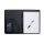 Mapa A4 cu calculator solar si pix inclus, Everestus, MC4, piele ecologica, negru