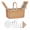 Cos picnic pentru 4 persoane, 21MAR1576, 46x31x40 cm, Everestus, Rachita, Natur