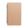 Agenda, 21MAR2082, 14x21.2x1.5 cm, 80 file, A5, Dictando, Coperta cu spirala, Everestus, Carton, Bej