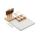 Platou de bucatarie, Everestus, 21AUG310, Bambus, 23x17x1.5 cm, Natur