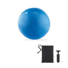   Minge pilates cu pompa, Everestus, 22FEB1507, 15x26.5 cm, PET, Albastru, saculet inclus
