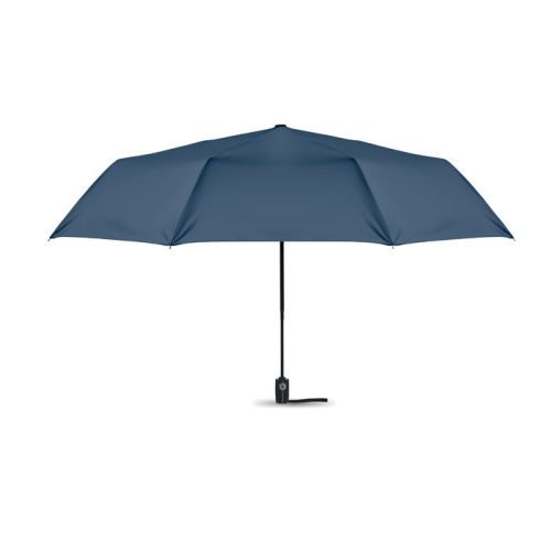 Umbrela rezistenta la vant, Everestus, 42FEB231318, Ø119x66.5 cm, Poliester, Albastru, saculet inclus