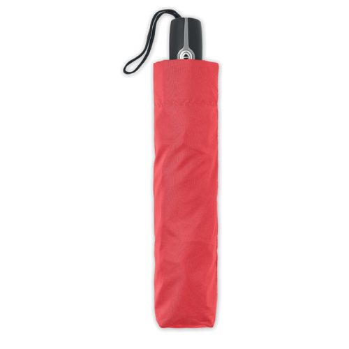 Umbrela rezistenta la vant, Everestus, 42FEB231320, Ø119x66.5 cm, Poliester, Rosu