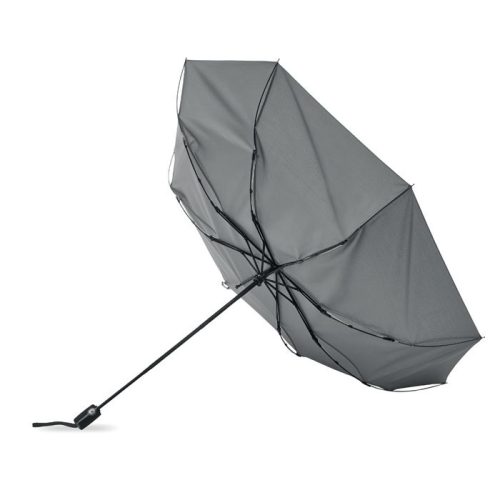 Umbrela rezistenta la vant, Everestus, 42FEB231319, Ø119x66.5 cm, Poliester, Gri