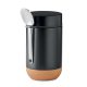 Termos pentru mancare, Everestus, 42FEB232393, 400 ml, Ø8x15 cm, Otel, Negru