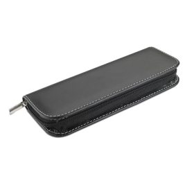   Set roller si pix in husa din poliuretan, Everestus, 20IAN1934, Negru, Metal