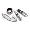Set vin in cutie metalica, otel inoxidabil, Everestus, AV13, argintiu mat