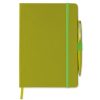 Agenda A5 cu pagini dictando, coperta cu elastic, Everestus, AG10, hartie, verde, lupa de citit inclusa