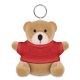 Breloc ursulet, Everestus, KR0150, bumbac, poliester, rosu