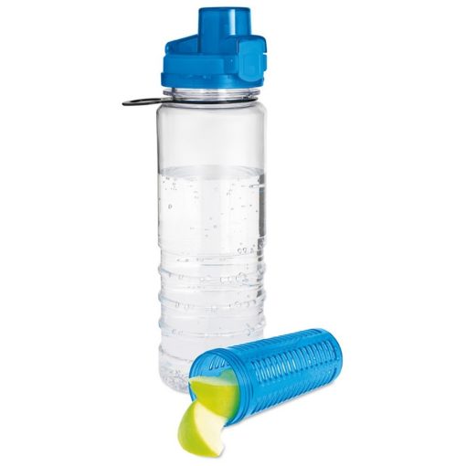 Sticla apa cu infuzor pentru fructe, 700 ml, fara BPA, Everestus, RY01, tritan, albastru