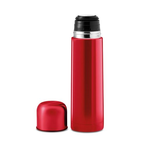 Termos 500 ml, perete dublu, Everestus, 20IAN2519, Rosu, Otel