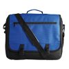 Geanta pentru documente, compartimente diverse, Everestus, GD01, poliester 600D, albastru, saculet si eticheta bagaj incluse