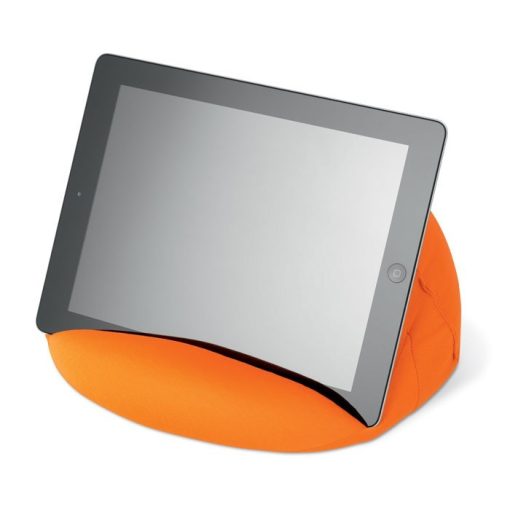 Suport tableta de birou, Everestus, STT218, microfibra, portocaliu, laveta inclusa
